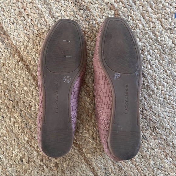 Lucky Brand Snakeskin Ballet Flat - Picture 3 of 3
